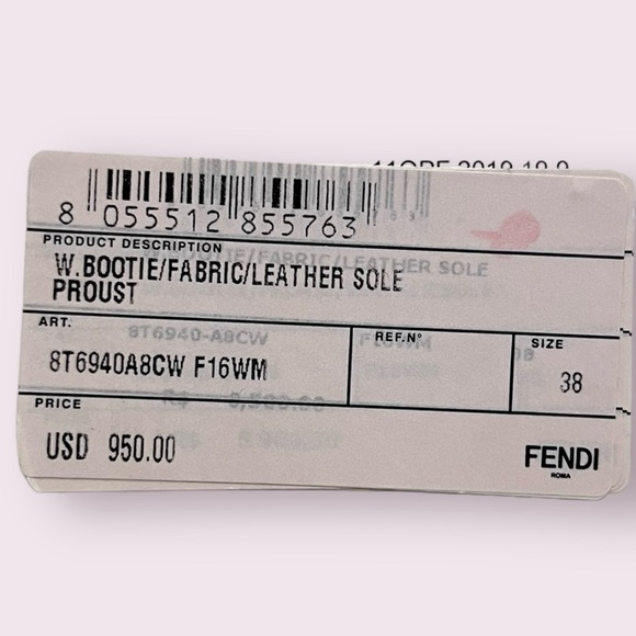 Fendi Floral Jacquard Boots - Picture 10 of 10